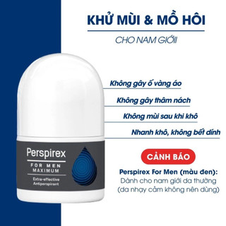 Lăn khử mùi và mồ hôi Perspirex dành cho nam và nữ 20ml