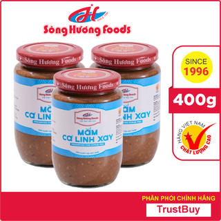 3 Hũ Mắm Cá Linh Xay Sông Hương Foods Hũ 400g - Nấu lẩu mắm , Chưng trứng , mắm chưng, bún