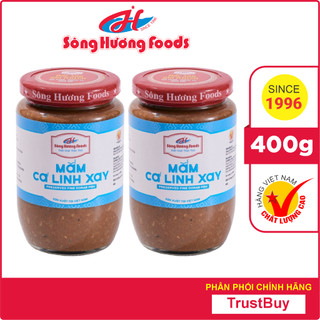 2 Hũ Mắm Cá Linh Xay Sông Hương Foods Hũ 400g - Nấu lẩu mắm , Chưng trứng , mắm chưng, bún