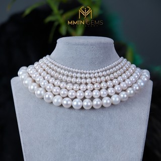 MMIN GEMS COMBO vòng cổ vòng tay Pearl Classic BASIC phong cách độc dáo, mới mẻ