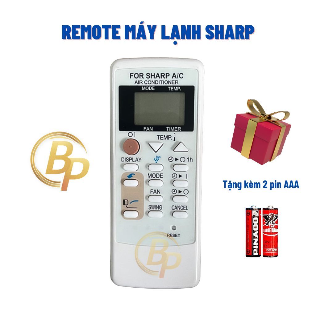 Remote máy lạnh SHARP - Điều khiển điều hoà SHARP - Remote điều hòa  SHARP