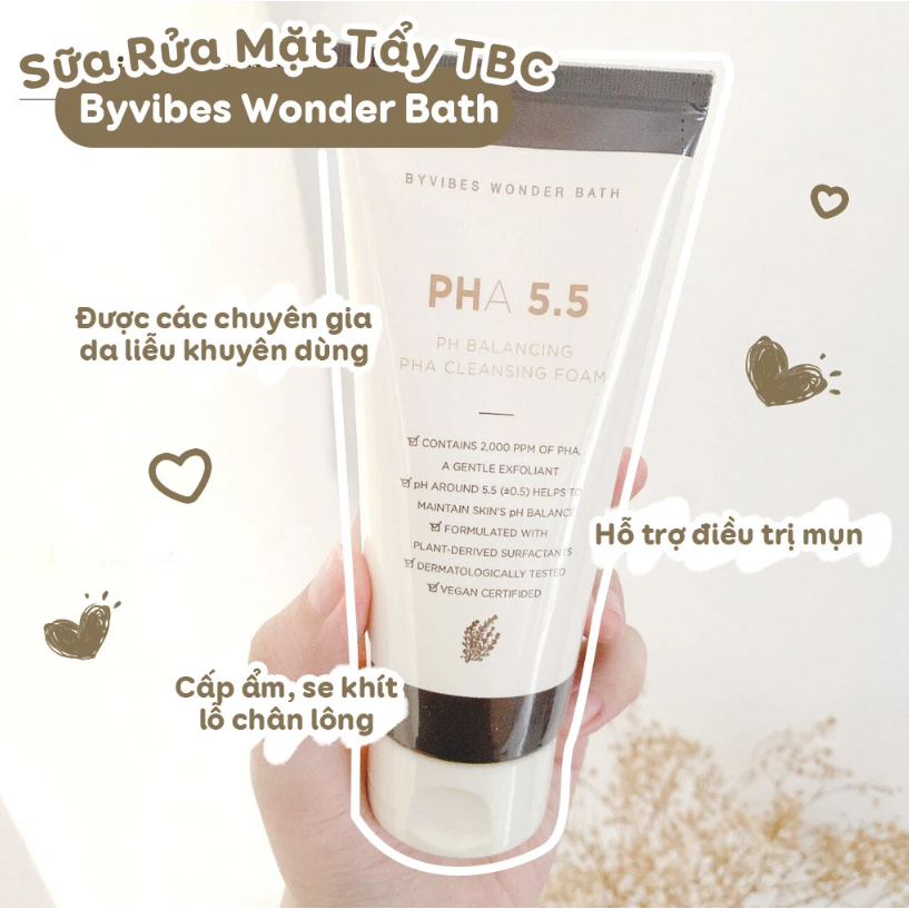 Sữa rửa mặt PHA 5.5 Byvibes Wonder Bath