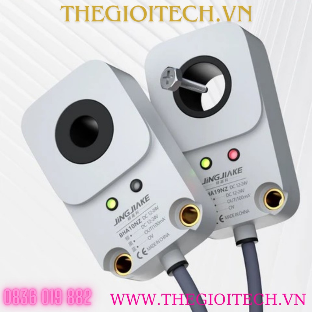 Cảm Biến Tiệm Cận Vòng tròn bắt kim loại trong đường ốngNPN Thường Mở 8MM 10MM 12MM 15MM BHA08NZ 1BHA0NZ BHA12NZ BHA15NZ - Loại thường 6mm