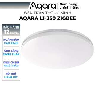 Đèn trần Aqara L1-350 bản Quốc Tế - Kích thước 350mm - Chỉnh nhiệt màu 2700K-6500K, Tương thích HomeKit, Bảo Hành 12Th