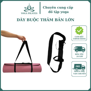 Dây Buộc + Đeo Thảm Bản Lớn Yập Yoga, dây đeo thảm, dây buộc thảm bản lớn chất liệu cotton vòng thun co giãn rộng 4cm