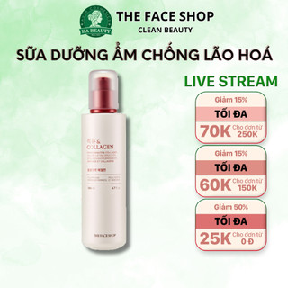 Sữa dưỡng ẩm chống lão hoá phục hồi săn chắc da The Face Shop Pomegranate & Collagen Volume Lifting Emulsion 140ml