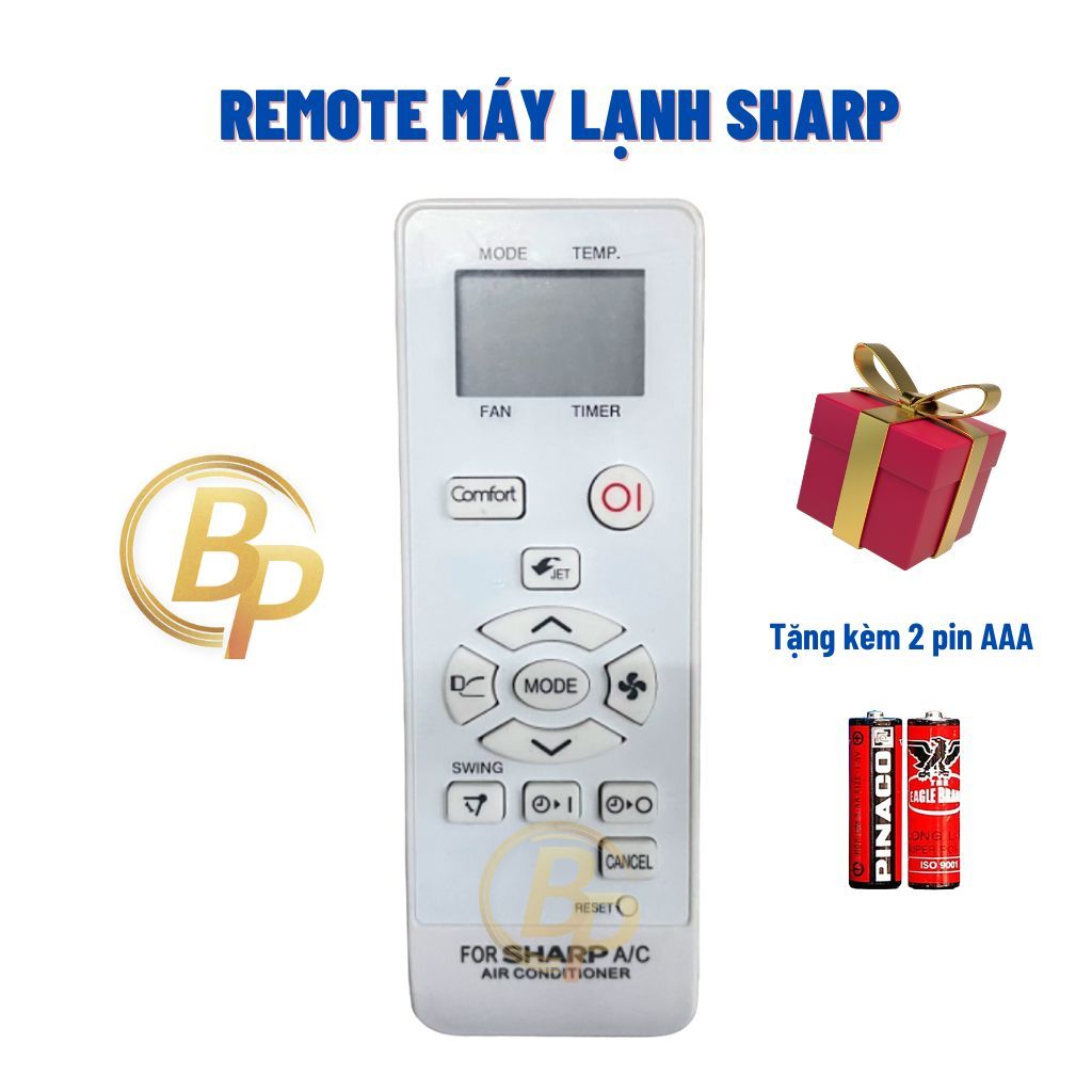 Remote máy lạnh SHARP CRMC-A907JBEZ - Remote điều khiển điều hoà Sharp - Điều khiển điều hoà Sharp