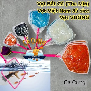 Vợt artemia, bo bo - vợt vn vuông | vợt bắt cá tép thủy sinh vải the mịn cho bể cá cảnh