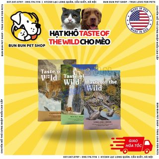 (6.6kg) Hạt khô Taste of the wild cho mèo bao lớn [ĐẠI LÝ CHÍNH HÃNG - CÓ BÁN SỈ]