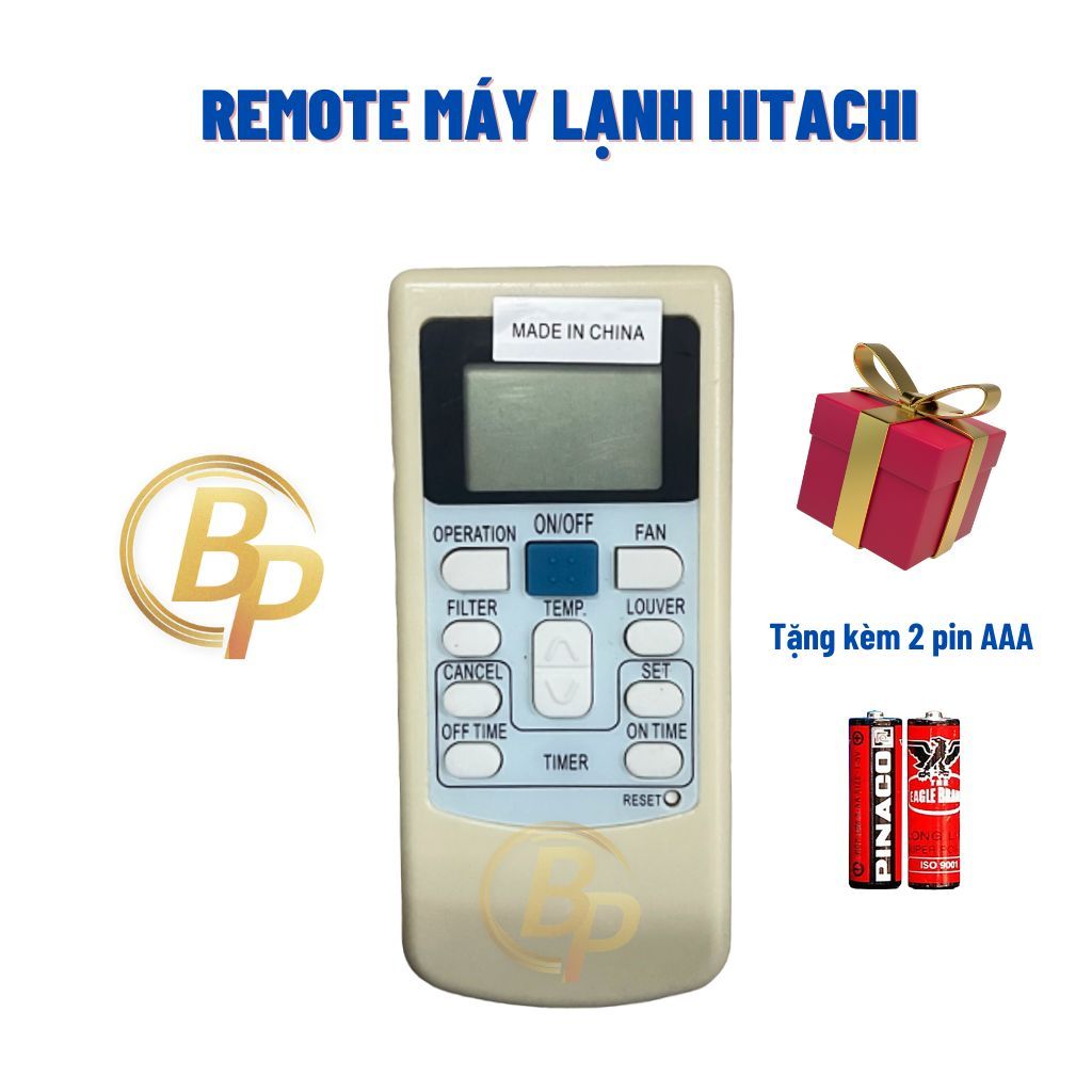 Remote điều hoà Hitachi - Điều khiển máy lạnh Hitachi - Điều khiển điều hoà Hitachi