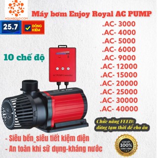 [Bảo hành 1 năm] Máy Bơm Nước MARINE AQUA Enjoy Royal XT ACP12000 Điều Chỉnh Tốc Độ - Bơm Enjoy Royal AC Cho Bể Cá