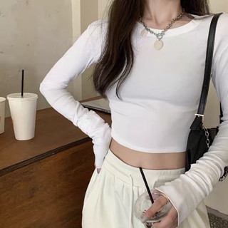 ÁO THUN GAN TAY DÀI CROPTOP