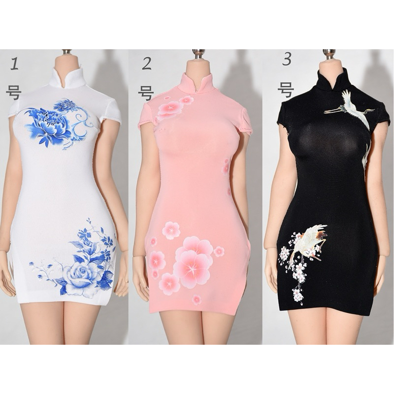 [PRE-ORDER] Quần Áo Trang Phục TBL Sườn Xám Lụa S38/39/35/34/42/43 - Mô Hình Figure 1/6 1:6