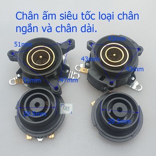 Bộ chân ấm siêu tốc linh kiện thay thế có 2 loại chân ngắn và chân dài