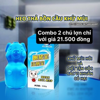 Lọ thả bồn cầu hình bé heo siêu dễ thương  230g