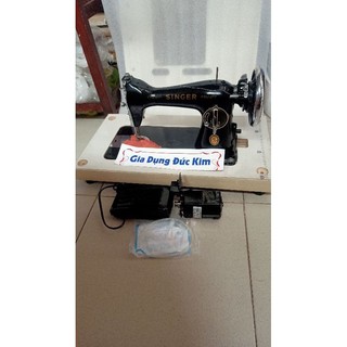 Đầu máy may gia đình cổ điển kèm bàn hộp kèm môtơ