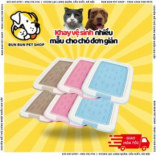 Khay vệ sinh NHIỀU MẪU cho chó đơn giản