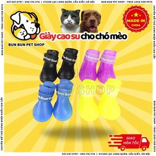 Giày cao su cho chó mèo- Giày cao su cho chó mèo