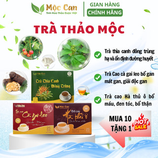Combo Trà Thìa canh Mộc Can giá ưu đãi các loại trà