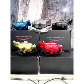  Heo dầu Nissin Sumurai Kèm pát CNC lắp trước sau mọi dòng xe_Hàng loại 1 