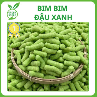 Bim Bim Đậu Xanh Nước Dừa, Bim Bim đậu xanh cốt dừa, snack đậu xanh nước dừa hương vị tuổi thơ