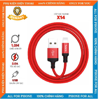 Cáp Hoco X14 SU99 DU01 dài 1m ✓Sạc Chất Lượng Cao ✓ Bảo Hành 3 Tháng