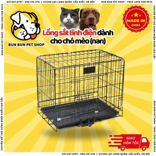 Lồng sắt tĩnh điện dành cho chó mèo (nan)
