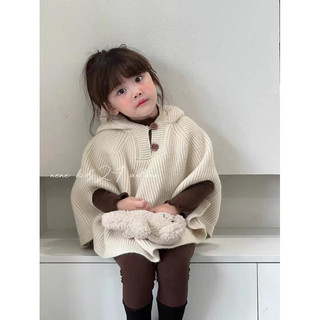   Có sẵn  Áo choàng len bé gái 🧸 Tiệm nhà Min oder QCCC áo khoác bé gái size 11-30kg 
