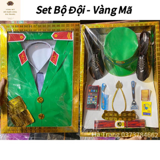 Quần áo bộ đội vàng mã - quần áo bộ đội giấy