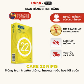 Bao cao su CARE 22 hương nước hoa cao cấp, siêu mỏng, nhiều gel bôi trơn kéo dài thời gian Lalendi Store