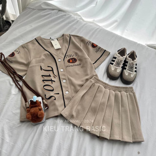 Set Váy Xốp Chữ TITO’S Kiều Trang Basic (Sẵn Ship)