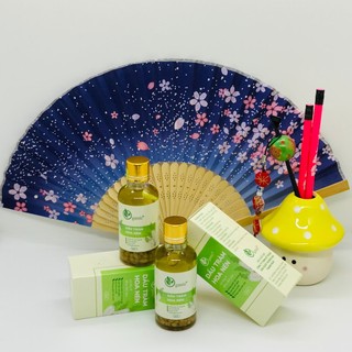 Dầu tràm huế nguyên chất ngâm hoa nén chính hãng Oganic+ chai 50ml