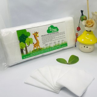 Khăn khô đa năng Oganic+, khăn lau khô hàng xuất nhật bịch 300gr