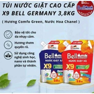 TÚI NƯỚC GIẶT BELL ĐỨC X9  3,8KG HƯƠNG NƯỚC HOA