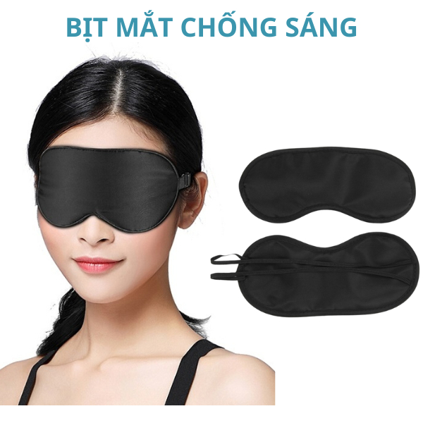 Bịt Mắt Che Mắt Ngủ Trưa, Ngủ Văn Phòng, Chống Chói Mắt - Faco Accessory
