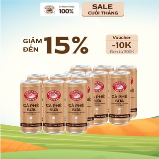 Giá Tốt 25.3 - Thùng 24 Lon Cà Phê Sữa Đá Highlands Coffee 235ml