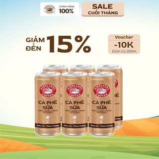 Lốc 6 Lon Cà Phê Sữa Đá Highlands Coffee 235ml/lon