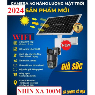 Camera năng lượng mặt trời wifi - camera năng lượng mặt trời 4g giá rẻ t8/2023