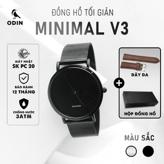 Đồng hồ Nam Minimal ODIN V3 phong cách tối giản - Máy Nhật SK PC20 - chống nước 3ATM - Bảo hành 12 tháng - Tặng kèm quà