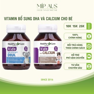 Viên uống Healthy Care High Strength DHA 60 viên - Healthy Care Milk Calcium giúp bổ sung canxi cho bé 60 viên