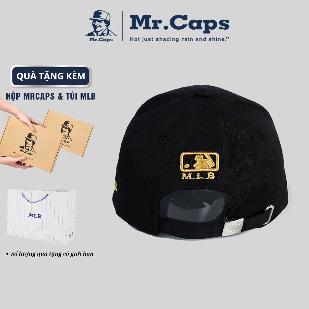 Mũ nam nữ NY kèm Full Box [Hộp + Túi MLB] - Nón lưỡi trai unisex thời trang thể thao unisex logo cạnh cao cấp Mrcap NY03 | BigBuy360 - bigbuy360.vn