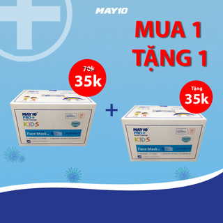 Khẩu trang y tế trẻ em 3 lớp kháng khuẩn 𝑴𝑨𝒀 10 𝑪𝒉𝒊́𝒏𝒉 𝒉𝒂̃𝒏𝒈