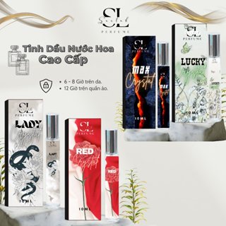 (TẶNG lọ 3ml nước hoa RANDOM) TINH DẦU Nước hoa CAO CẤP 10ml Seelab -BST CRYSTAL Sang trọng, Quyến rũ -LƯU HƯƠNG LÂU