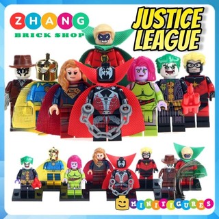 Đồ chơi Xếp hình gồm Joker - Spawn - Dr. Fate - Rorschach - Super Girl - Green Lantern - Blink Minifigures POGO PG8085