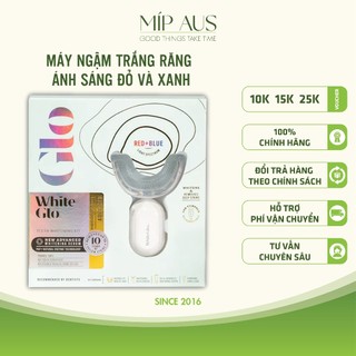 Máy làm trắng răng bằng ánh sáng đỏ và xanh 💎💎 White Glo Advanced Whitening Kit