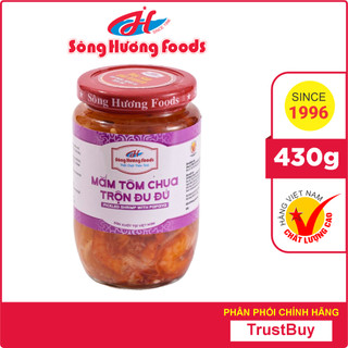 Mắm Tôm Chua Trộn Đu Đủ Sông Hương Foods Hũ 430g - Ăn kèm cơm , bún , phở , mì tôm , ăn vặt , thịt nướng
