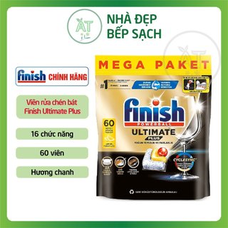 Viên rửa chén bát Finish Ultimate PLUS / Quantum Ultimate