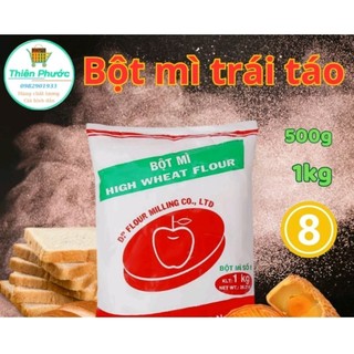 Bột mì số 8 hiệu trái táo đỏ gói 1kg