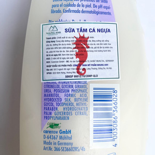 (NK Đức) Sữa Tắm Cá Ngựa Algemarin Perfume 300ml (trắng) thơm ẩm da