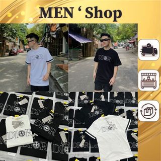 Áo thun đì o thêu chữ cực nét - áo thun nam chất cực đẹp